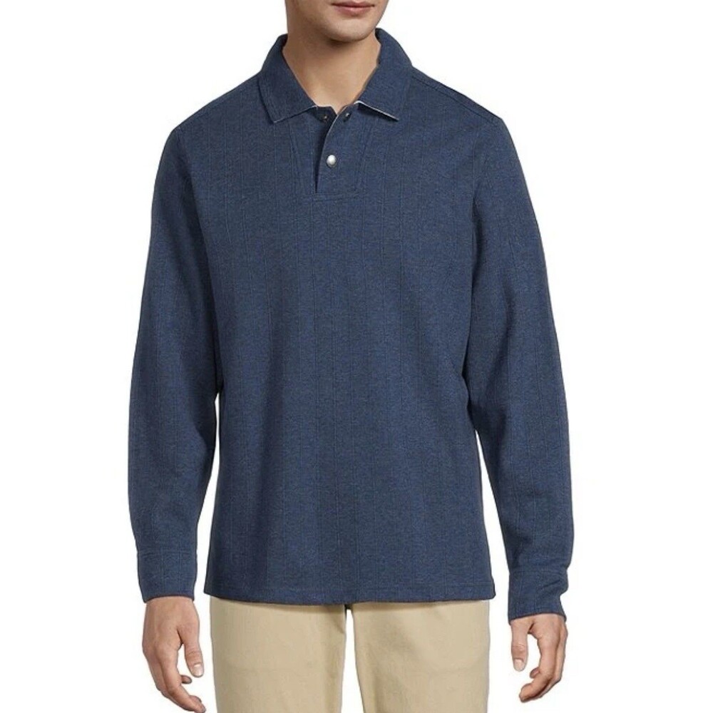 Tommy Bahama Big & Tall New Las Arias Long Sleeve Polo Shirt. Size 3XLB